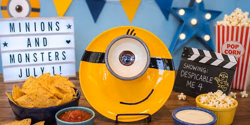 Parents\u2018 Night out - Minions Chip & Dip Plate