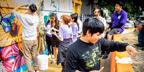 S3 Greater Lawn: Growing Together: Community Based Mural w\/ Holiday Gerry