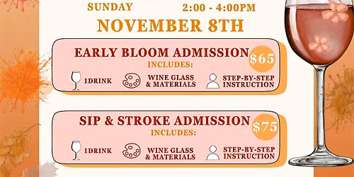 Tipsy Strokes: Wine Glass Painting Workshop | Charleston Paint & Sip