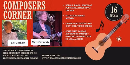 Composer's Corner ft. Mare Carmody and Jack Gorham
