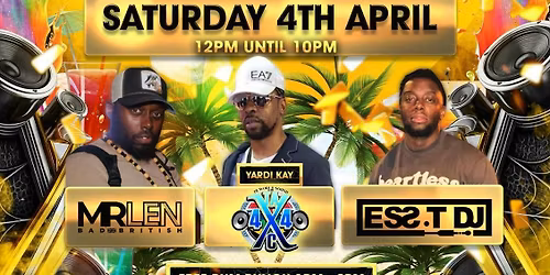 \ud83d\udd25 'SATURDAY MASS' DAY PARTY \u2013 Reggae x Dancehall x Soca x HipHop \ud83d\udd25