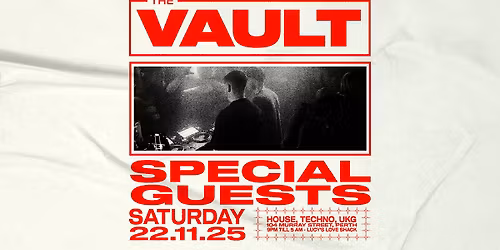 The Vault | Saturdays ft. Special Guests