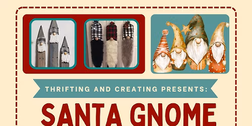 Santa Gnome workshop at Crooked Beech 