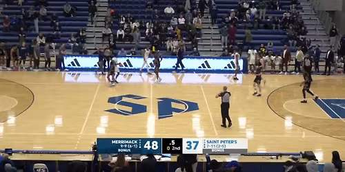Saint Peter's Peacocks at Merrimack Warriors Mens Basketball