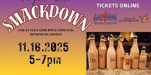 Cider Smackdown - Crab varieties