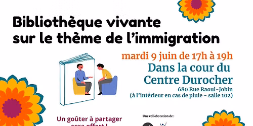 Biblioth\u00e8que vivante sur le th\u00e8me de l'immigration