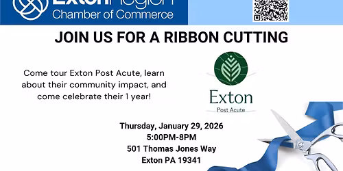 Grand Opening Ribbon Cutting at Exton Post Acute