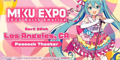 MIKU EXPO 2026 North America in Los Angeles, CA