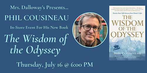 Phil Cousineau's THE WISDOM OF THE ODYSSEY In-Store Event And Book Signing
