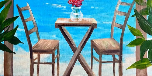 JOIN BRUSH PARTY WITH JO TO PAINT \u2018TABLE FOR TWO\u2019 SLIP END NEAR LUTON