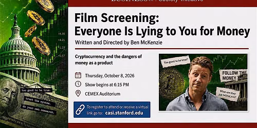 Film Screening: Everyone Is Lying to You for Money