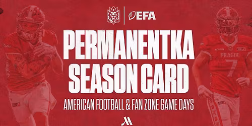 Prague Lions 2026 Season Card \u2013 American Football & Fan Zone Game Days
