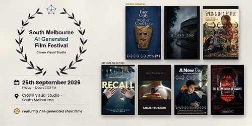 South Melbourne AI Generated Short Film Festival - Crown Visual Studio