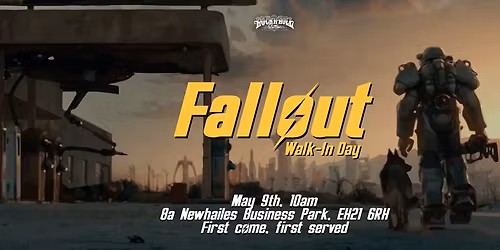Fallout Walk-In Day \/\/ Over 100 Designs to Choose From!