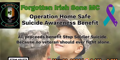 Forgotten Irish Sons MC Suicide Awareness Benefit