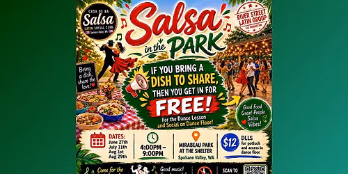 Salsa in the Park & Potluck - Spokane Valley