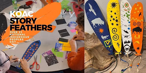 KOAC Hosts Story Feathers for National Indigenous People's Day