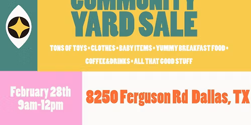 Pulga Community Yard Sale