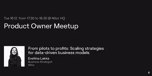 From pilots to profits: Scaling strategies for data-driven business models
