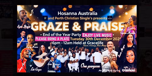 Graze and Praise - 2025 By Hosanna Australia and Perth Christian Singles.