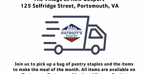Mobile Meal distribution at New Gosport Housing