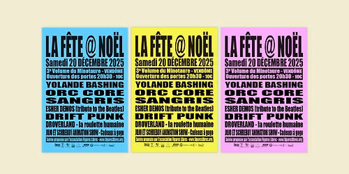 La Fête @ Noël 2025 (Figures Libres)