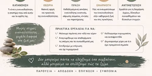 Mindfulness - \u0395\u03bd\u03c3\u03c5\u03bd\u03b5\u03b9\u03b4\u03b7\u03c4\u03cc\u03c4\u03b7\u03c4\u03b1: \u0398\u03b5\u03c9\u03c1\u03af\u03b1 \u03ba\u03b1\u03b9 \u03c0\u03c1\u03ac\u03be\u03b7 \u03c3\u03c4\u03b7\u03bd \u03ba\u03b1\u03b8\u03b7\u03bc\u03b5\u03c1\u03b9\u03bd\u03ae \u03b6\u03c9\u03ae\/ \u03b1\u03bd\u03c4\u03b9\u03bc\u03b5\u03c4\u03ce\u03c0\u03b9\u03c3\u03b7 \u03c8\u03c5\u03c7\u03bf\u03c0\u03b1\u03b8\u03bf\u03bb\u03bf\u03b3\u03af\u03b1\u03c2