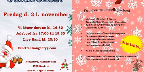 Udsolgt Julefrokost Kongebryg