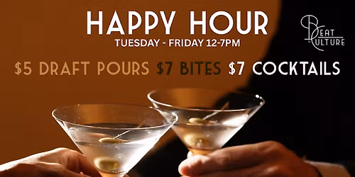 Happy Hour at Beat Culture