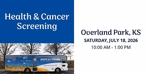 Overland Park, KS: Health & Cancer Screening