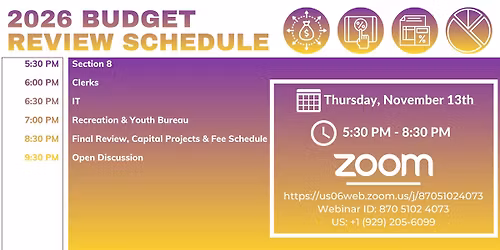 2025 Budget Review Meeting