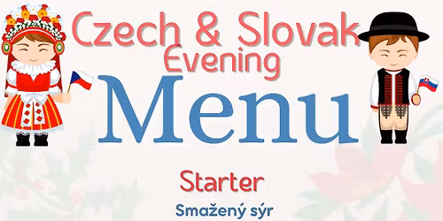 Czech & Slovak Evening at Cribbys!