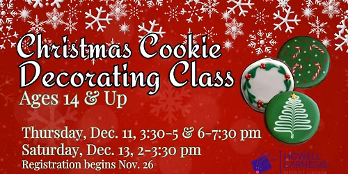 Christmas Cookie Decorating Class