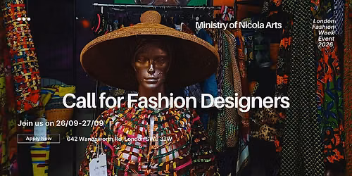 Call for Upcycling Fashion Designers \u2013 London Fashion Week 2026