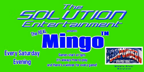 Mingo\u2122 at Gunpowder VFW 5pm