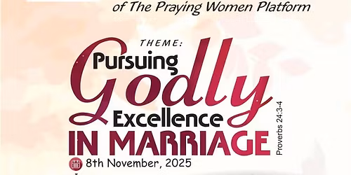 THE PRAYING WOMEN ANNUAL COUPLES CONFERENCE