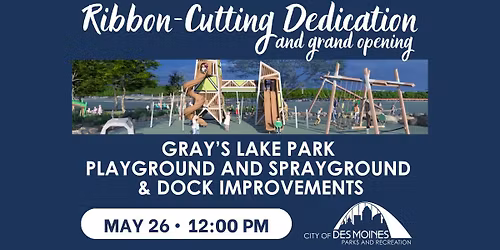 Gray's Lake Park Sprayground and Playground Grand Opening