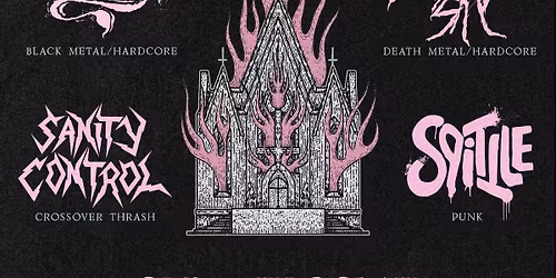 DYBUK + BURNING SKY + SPITTLE + ZDRAJCA + SANITY CONTROL \/\/ 17.01.2026 Wroc\u0142aw @ CRK