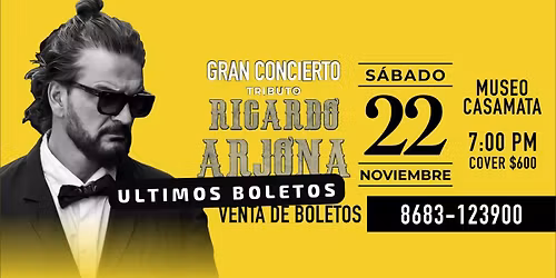 GRAN CONCIERTO RICARDO ARJONA - El Tributo