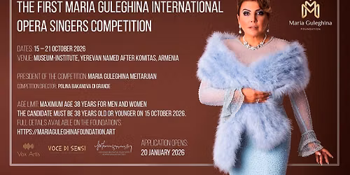 Maria Guleghina International Singing Competition 
