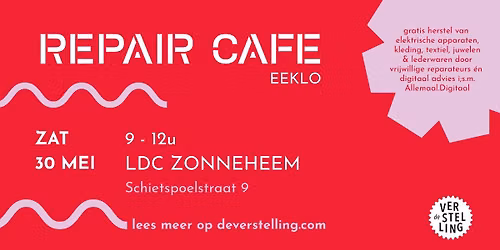 Repair Caf\u00e9 Eeklo in LDC Zonneheem