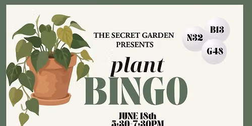 Plant Bingo In The Garden
