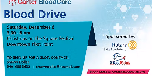 Christmas on the Square Blood Drive