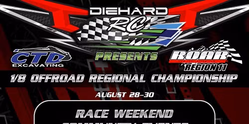 LINDZER at DieHard RC Race Track - ROAR Regionals outdoors (Snohomish) FREE!