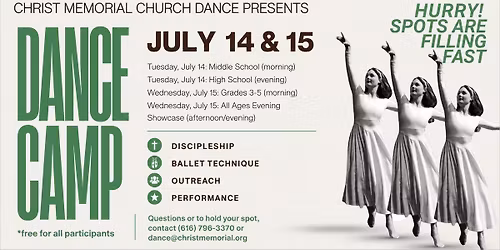Dance Camp - FREE!