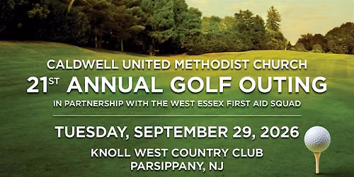 Caldwell United Methodist Church 21st Annual Golf Outing