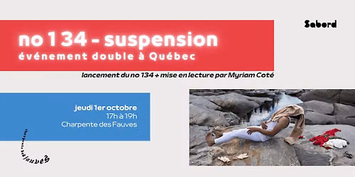 Lancement \u00e0 Qu\u00e9bec du Sabord 134 \ud83d\ude80