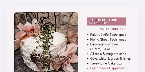 Cake Decorating Workshop