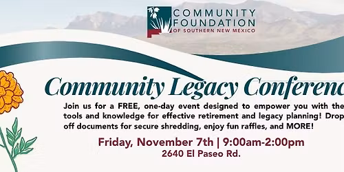 2025 Community Legacy Conference