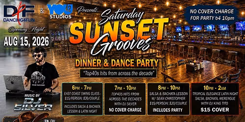 Saturday Sunset Grooves Dinner & Dance Party ATL  @ Big Shots Country Bar
